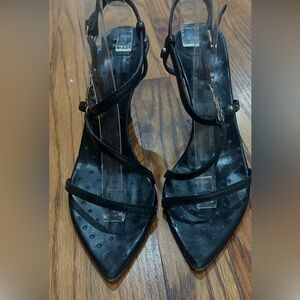 Vintage black heels Gucci by Tom ford Sz 7.5